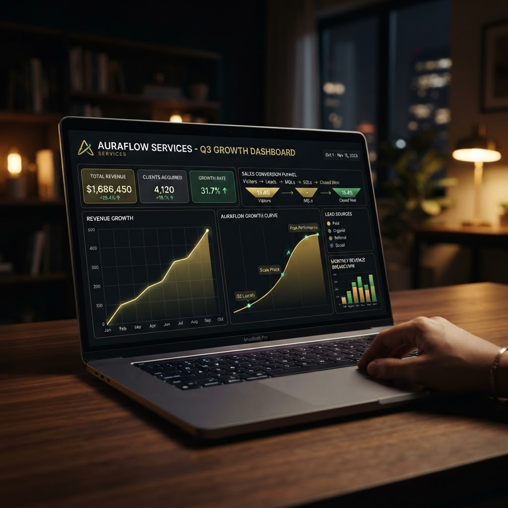 Resultado do case Negócio de Serviços — Growth